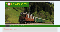 Desktop Screenshot of extrazug.ch