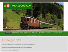Tablet Screenshot of extrazug.ch